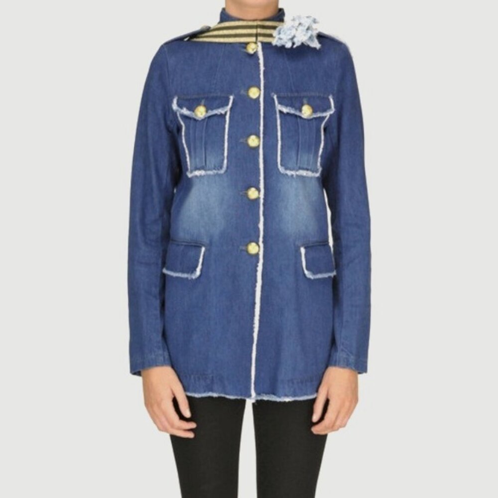 NWT ALESSANDRA CHAMONIX Denim Jacket Size 6